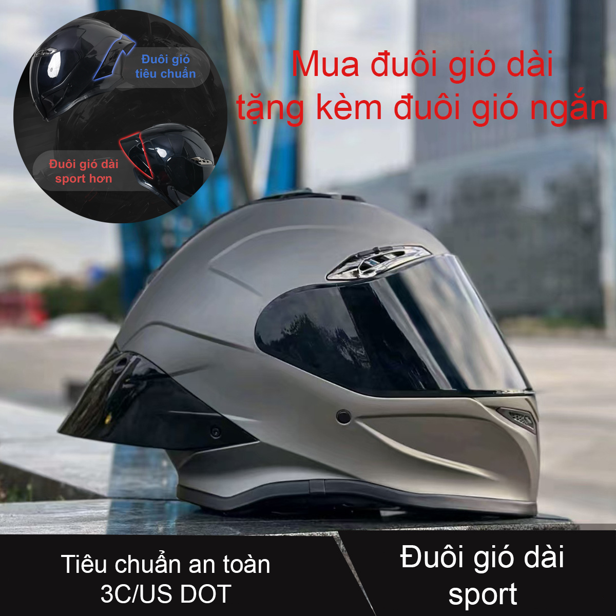 Mũ đuôi gió dài PIRAMY L366